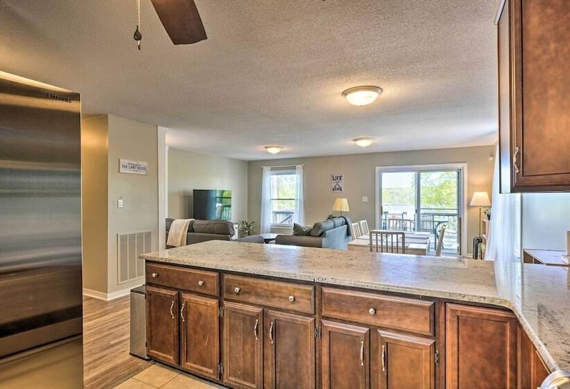 Waterfront Cottage W/ Boat Dock & 3 Decks!