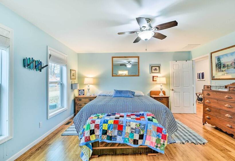 Waterfront Gladwin Home W/ Deck + Fire Pit!