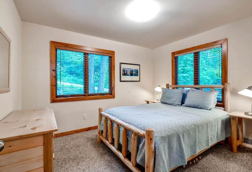 Waterfront Highland Lake Home W/ Deck + Dock