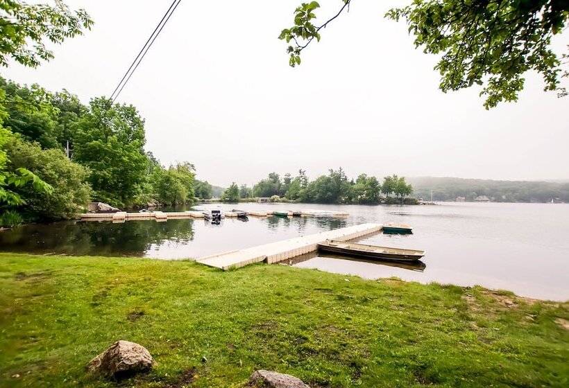 Waterfront Highland Lake Home W/ Deck + Dock
