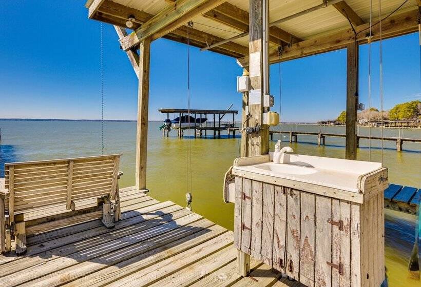 Waterfront Livingston Home W/ Dock & Porch!