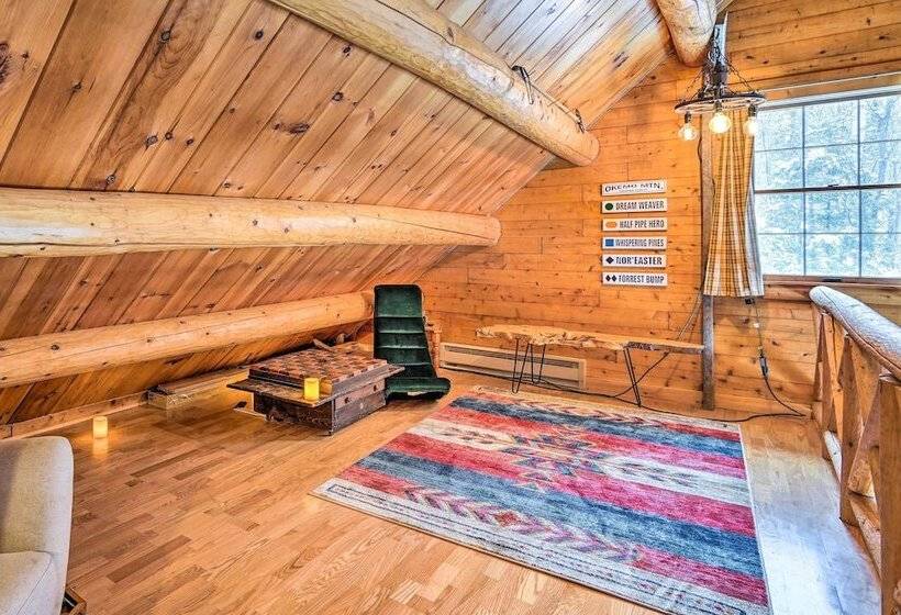Andover Cabin Retreat W/ Hot Tub & Fireplace!