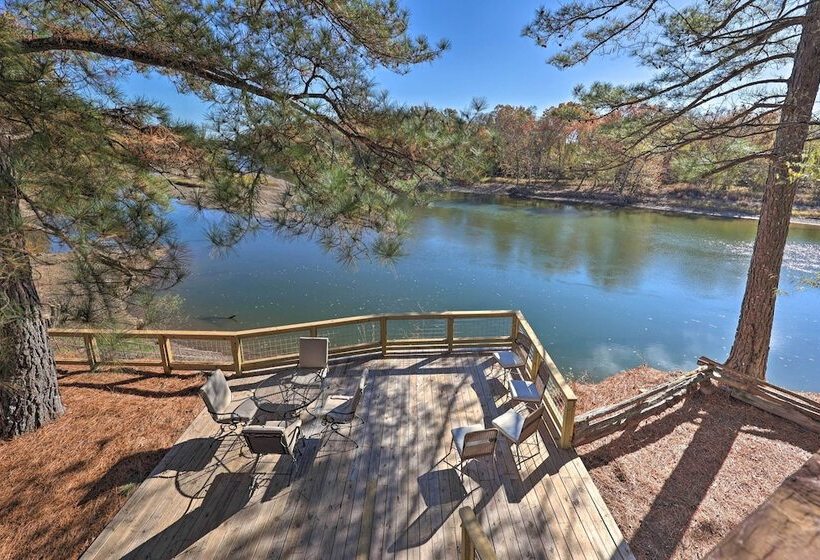 Waterfront Deck: Home On Ouachita River!