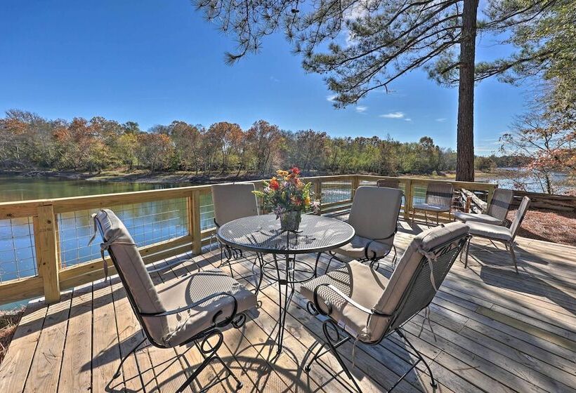 Waterfront Deck: Home On Ouachita River!