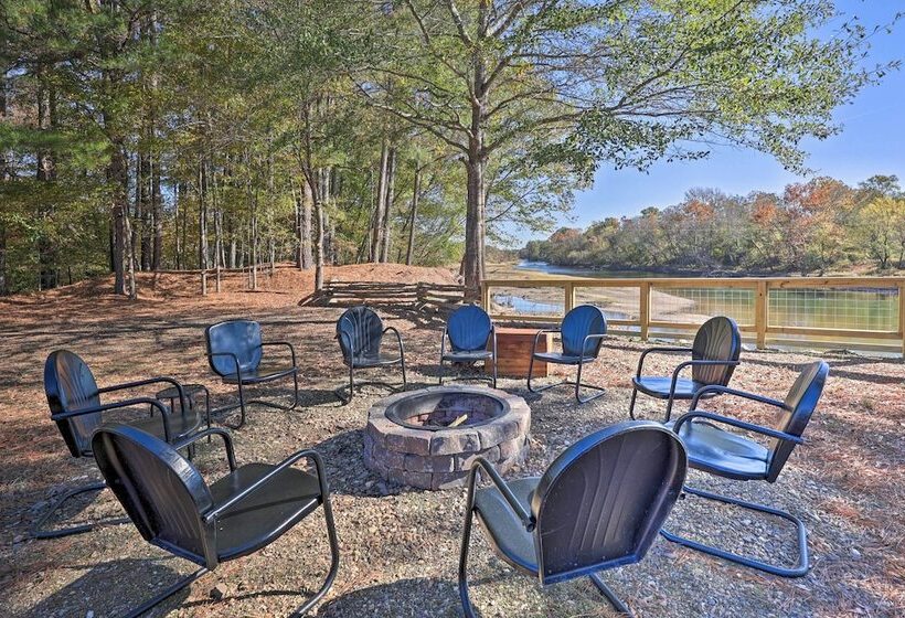 Waterfront Deck: Home On Ouachita River!