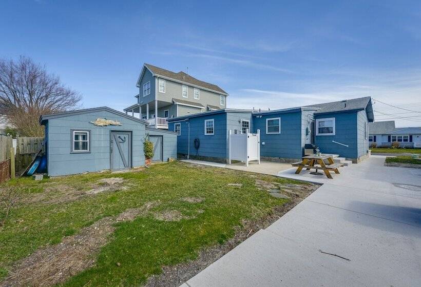 Brigantine Beach Home W/ Outdoor Shower & Grill!