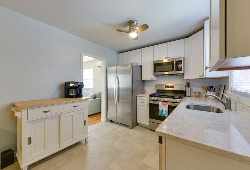 Brigantine Beach Home W/ Outdoor Shower & Grill!