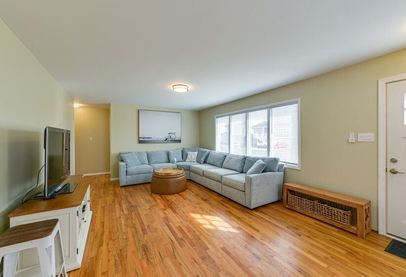 Brigantine Beach Home W/ Outdoor Shower & Grill!