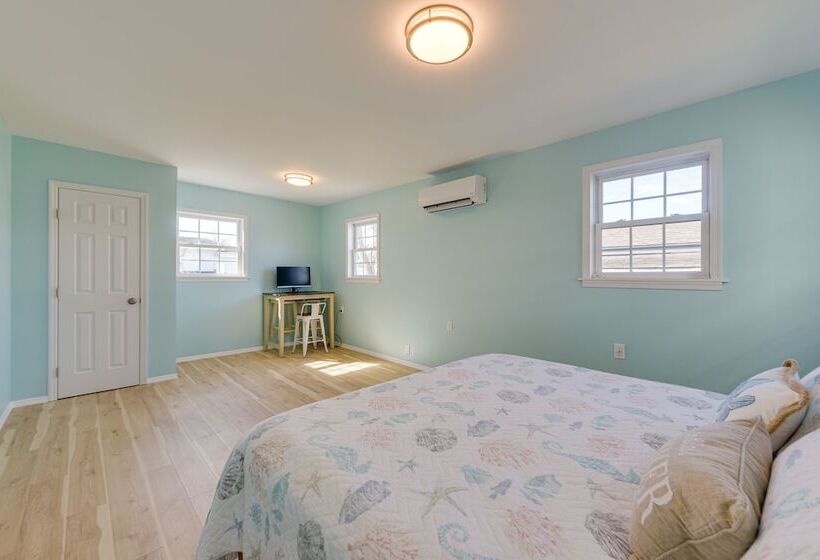 Brigantine Beach Home W/ Outdoor Shower & Grill!