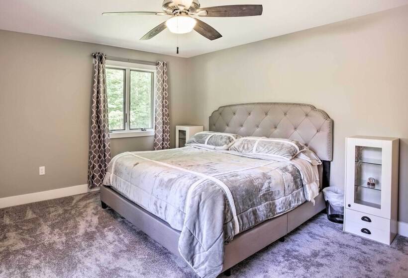 Cabin W/ Dock & Porch Across From Balsam Lake