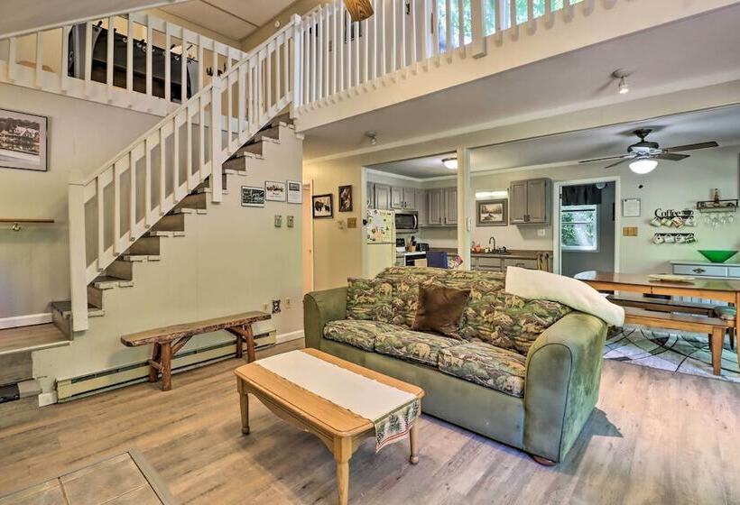 Walk To Lake Harmony: Cabin W/ Fire Pit & Decks!