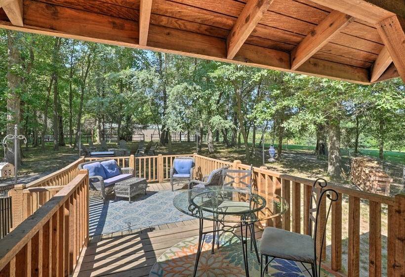 Country Cabin W/ Wraparound Deck & Views!