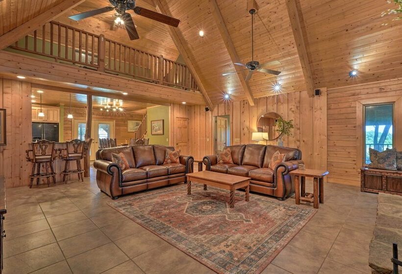 Country Cabin W/ Wraparound Deck & Views!