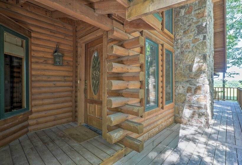 Country Cabin W/ Wraparound Deck & Views!