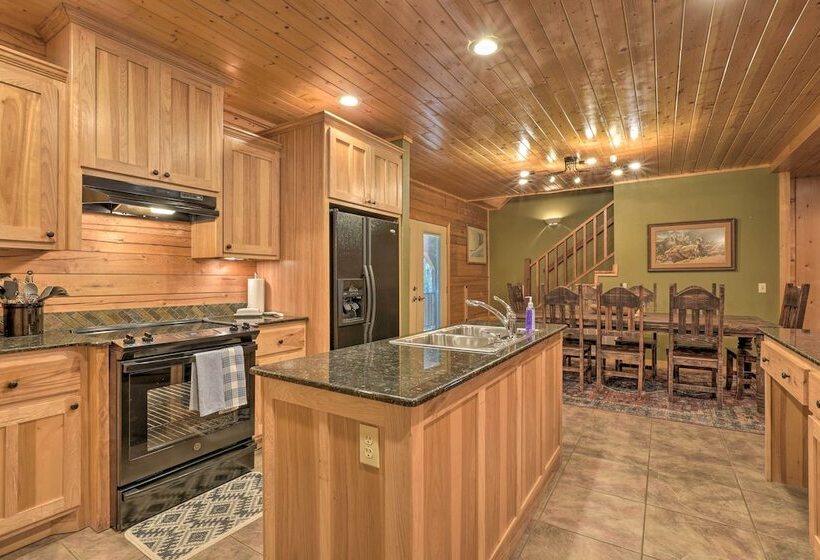 Country Cabin W/ Wraparound Deck & Views!