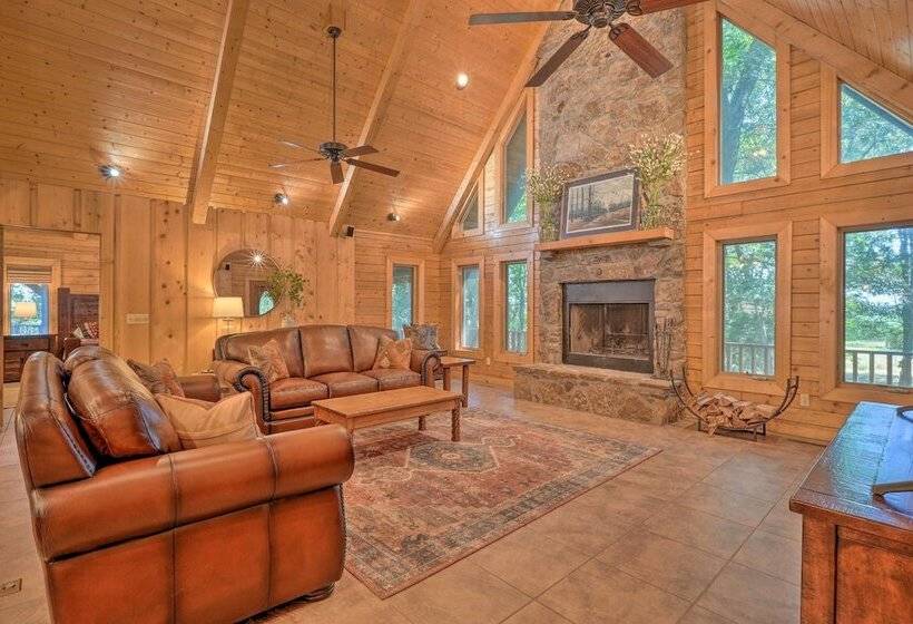 Country Cabin W/ Wraparound Deck & Views!