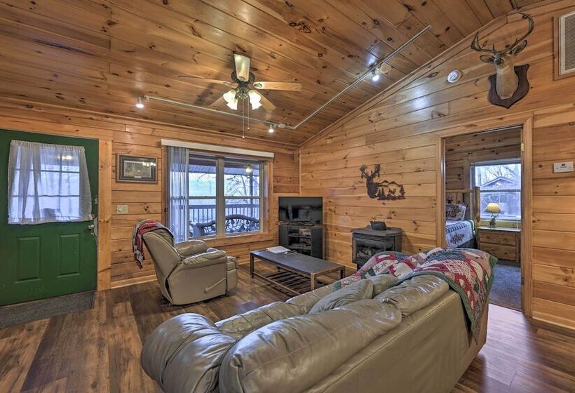Cozy Deer Glen  Cabin W/ Private Hot Tub & Porch!