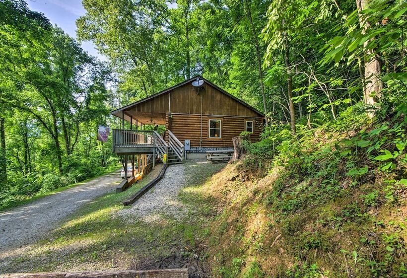 Cozy Deer Glen  Cabin W/ Private Hot Tub & Porch!