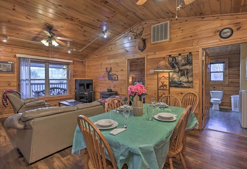 Cozy Deer Glen  Cabin W/ Private Hot Tub & Porch!
