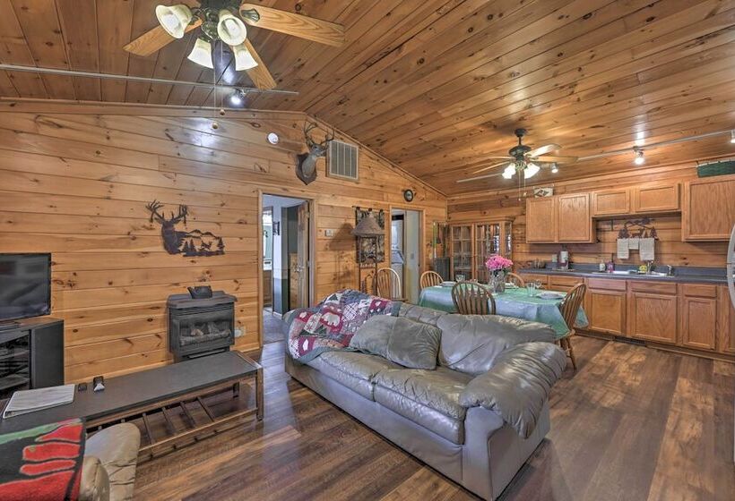 Cozy Deer Glen  Cabin W/ Private Hot Tub & Porch!