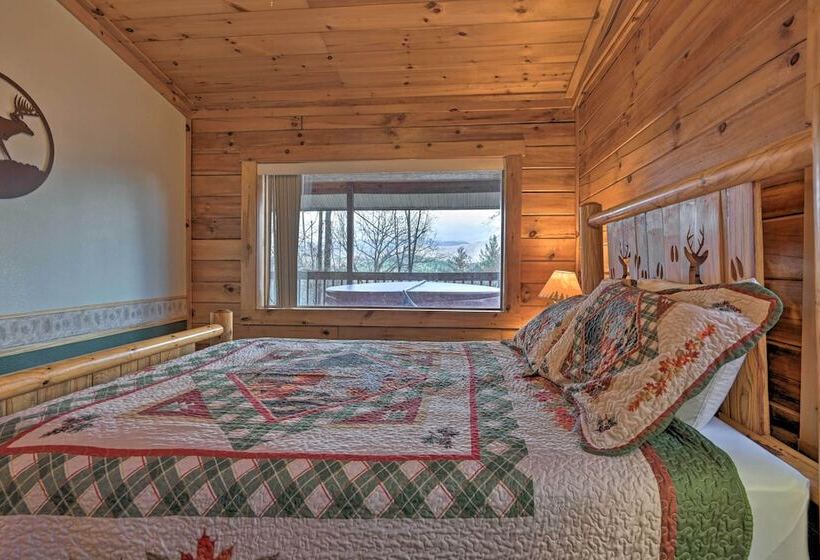 Cozy Deer Glen  Cabin W/ Private Hot Tub & Porch!