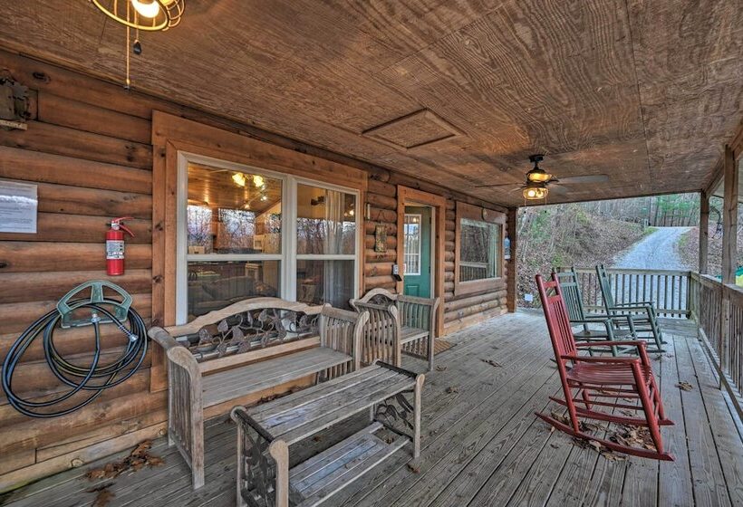 Cozy Deer Glen  Cabin W/ Private Hot Tub & Porch!