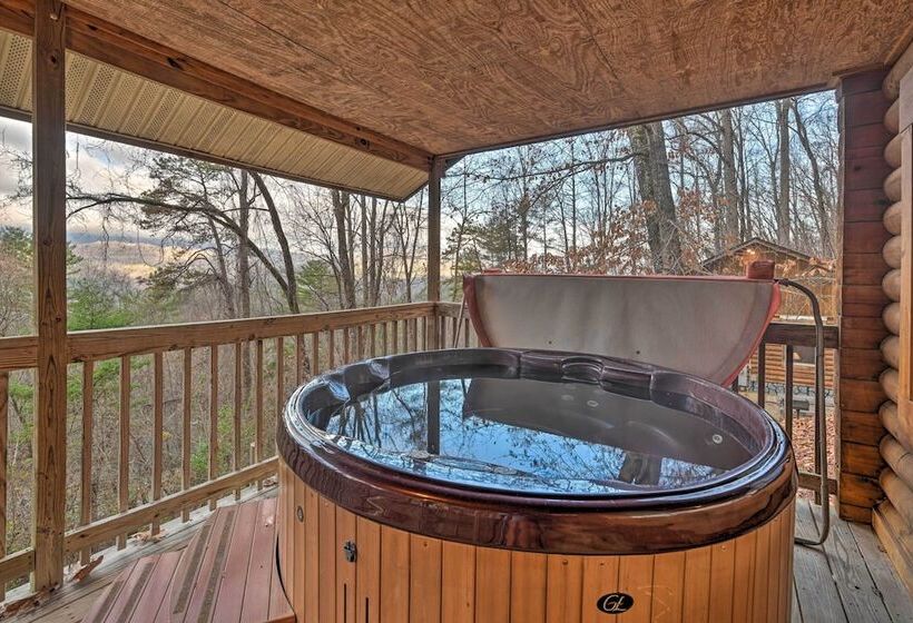 Cozy Deer Glen  Cabin W/ Private Hot Tub & Porch!