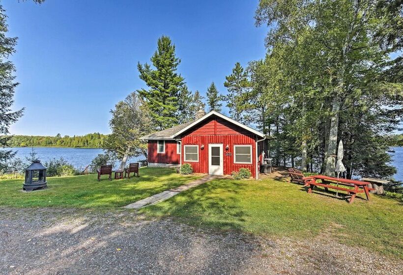 Cozy Lakefront Cabin W/ Indoor Gas Fireplace!