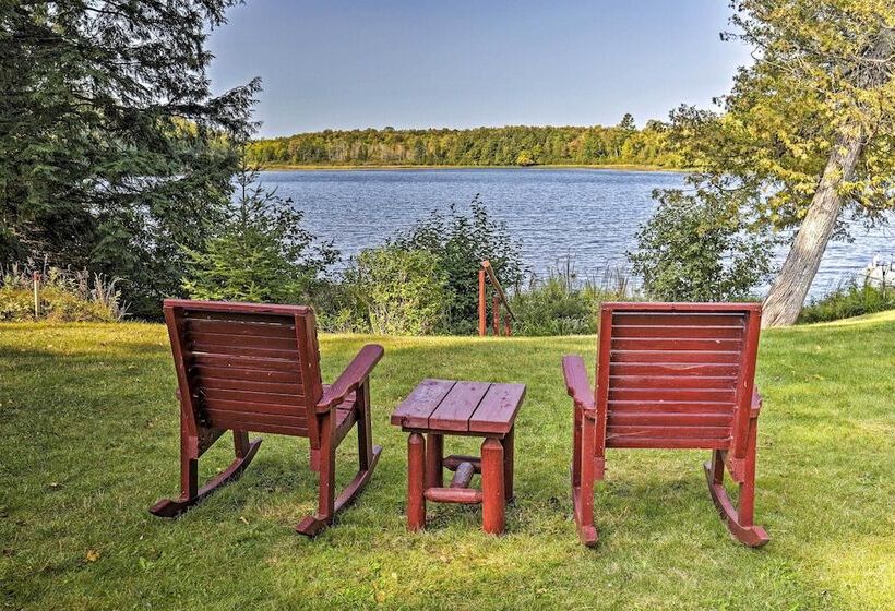 Cozy Lakefront Cabin W/ Indoor Gas Fireplace!