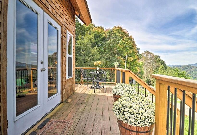 Deck + Mtn Views: Hot Springs Hideaway On 13 Acres