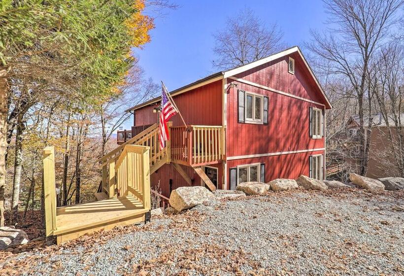 Near Beech Mountain: Crimson Cabin W/ Views
