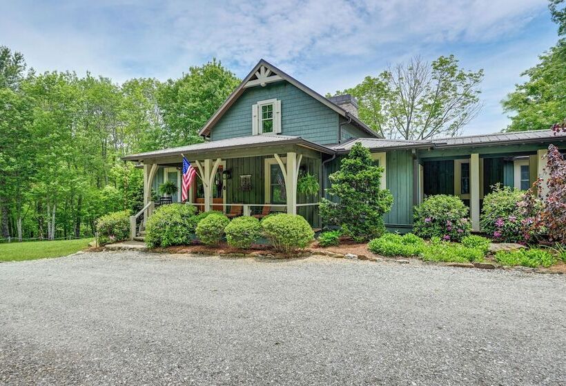 Cullowhee Craftsman Home W/ Mtn Views On 22 Acres