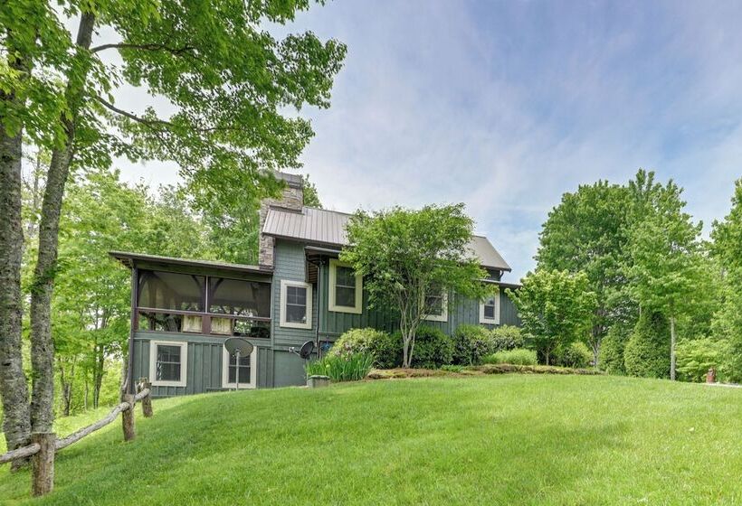 Cullowhee Craftsman Home W/ Mtn Views On 22 Acres