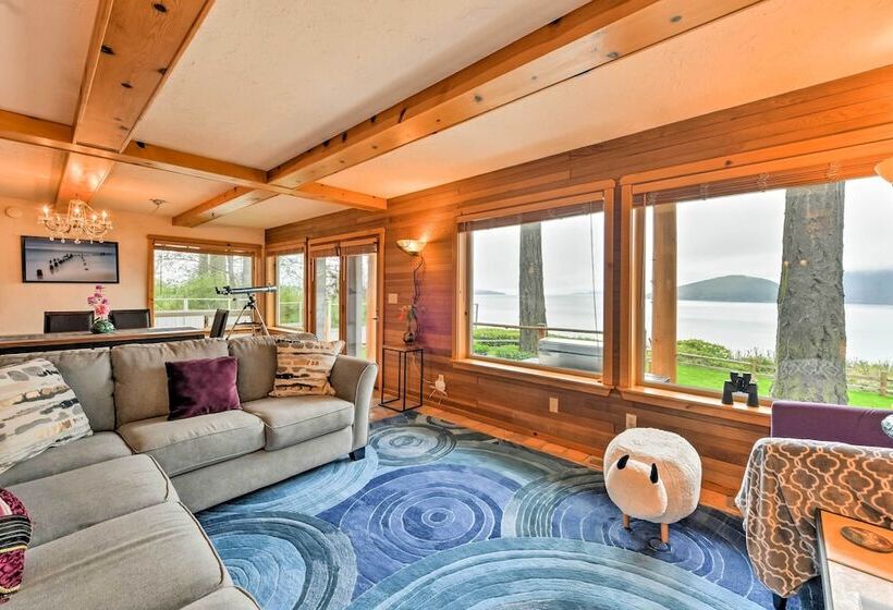 Custom Guemes Home W/ Spectacular Water Views!