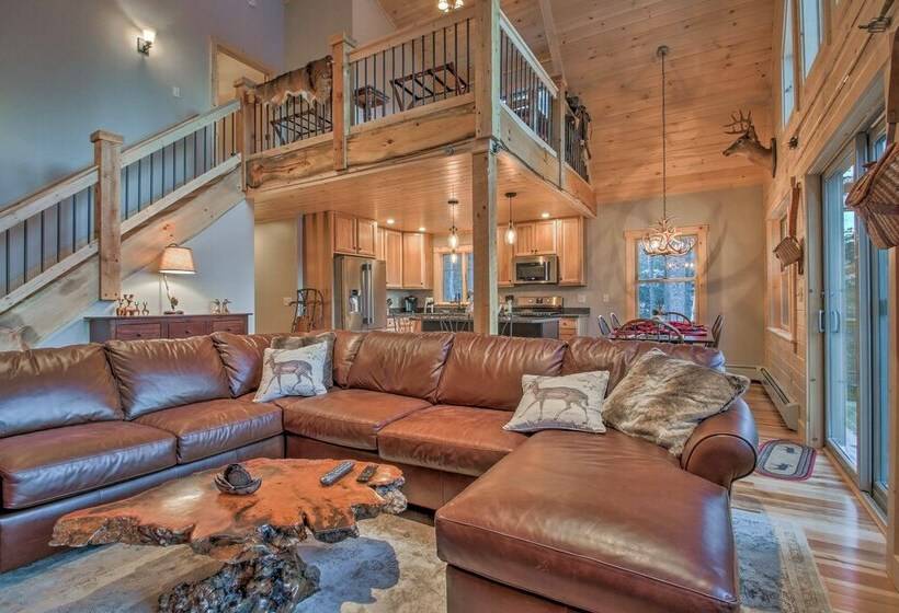 Dream Log Cabin In Bethel With Private Deck!