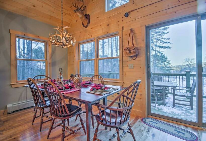 Dream Log Cabin In Bethel With Private Deck!