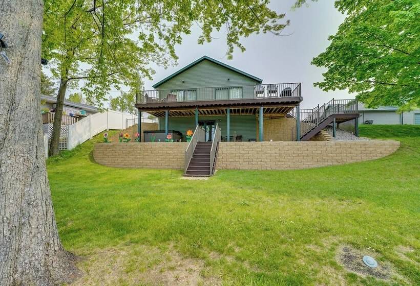 Family Home On Crystal Lake W/ Private Beach!