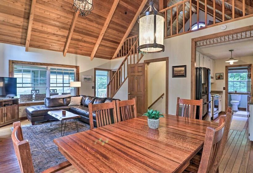 Family Retreat Cabin W/ Summit, Lake Views, Deck!