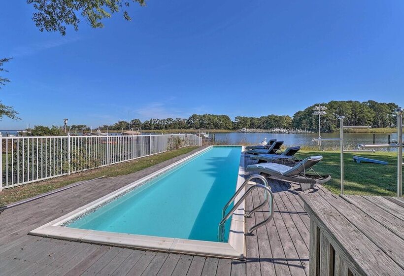 Grasonville Home W/ Private Pool On The Water