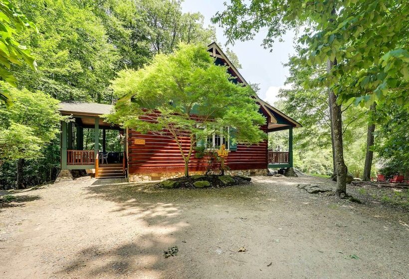 Hilltop Hideaway  Cabin W/ Porch + Fire Pit!