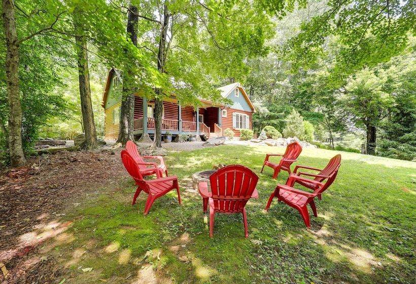 Hilltop Hideaway  Cabin W/ Porch + Fire Pit!