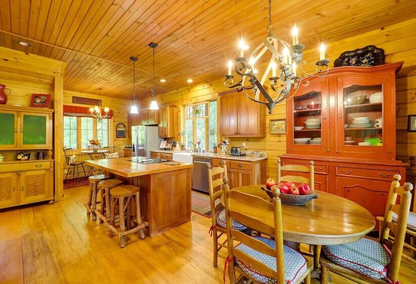 Hilltop Hideaway  Cabin W/ Porch + Fire Pit!