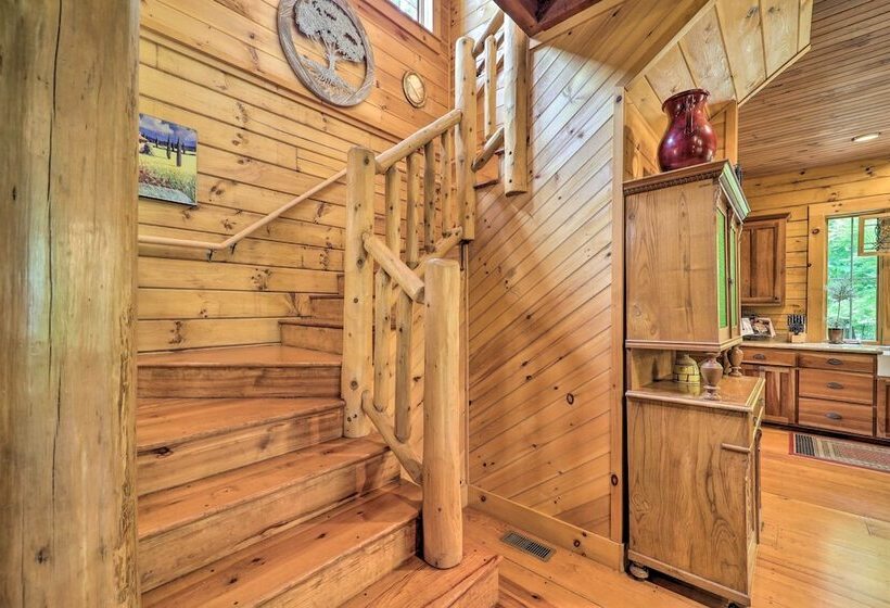 Hilltop Hideaway  Cabin W/ Porch + Fire Pit!