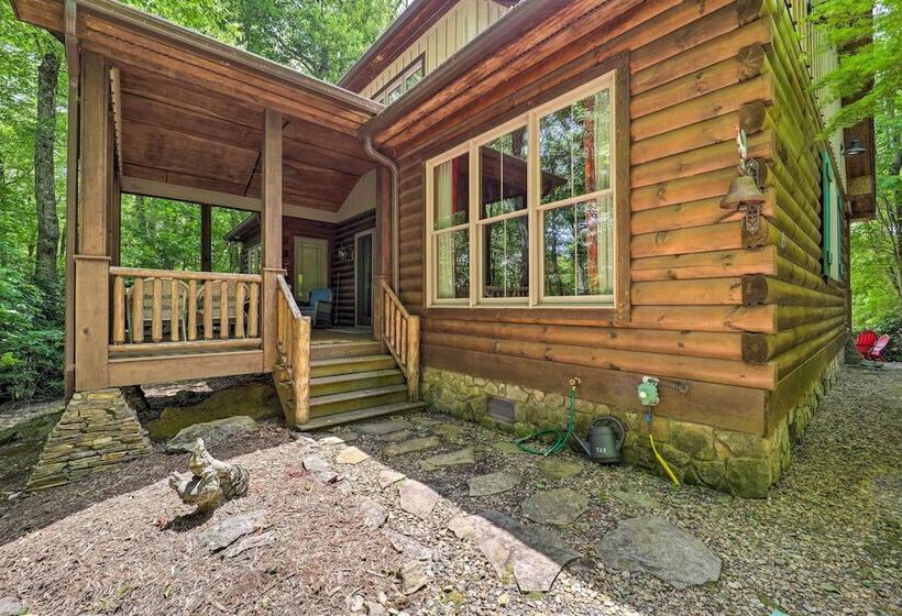 Hilltop Hideaway  Cabin W/ Porch + Fire Pit!