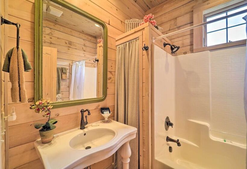 Hilltop Hideaway  Cabin W/ Porch + Fire Pit!