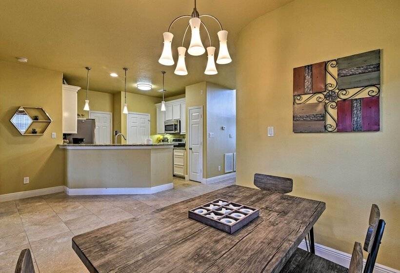 Walk To Ocean: Lakefront Dickinson Stucco House!