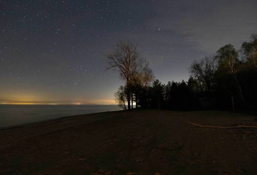 Lakefront Forestville Paradise W/ Private Beach!