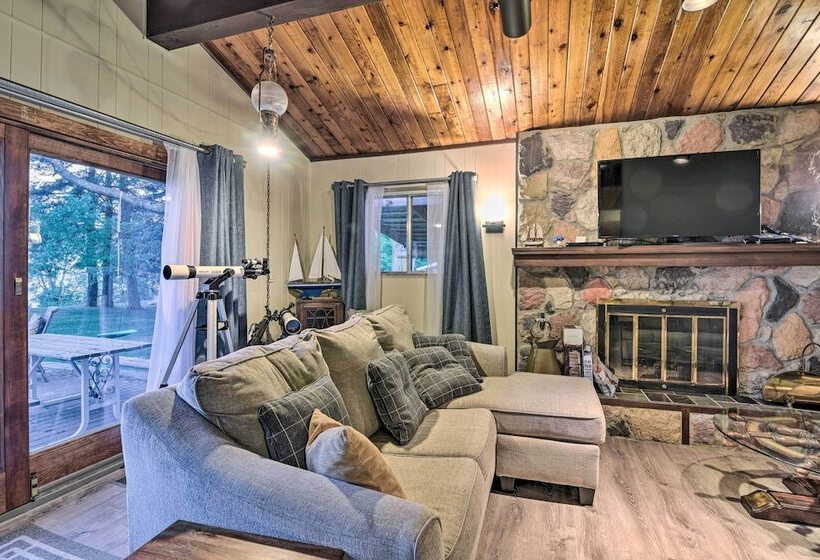 Lakefront Forestville Paradise W/ Private Beach!