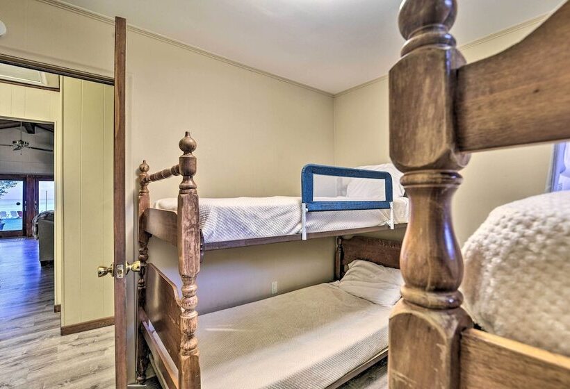 Lakefront Forestville Paradise W/ Private Beach!