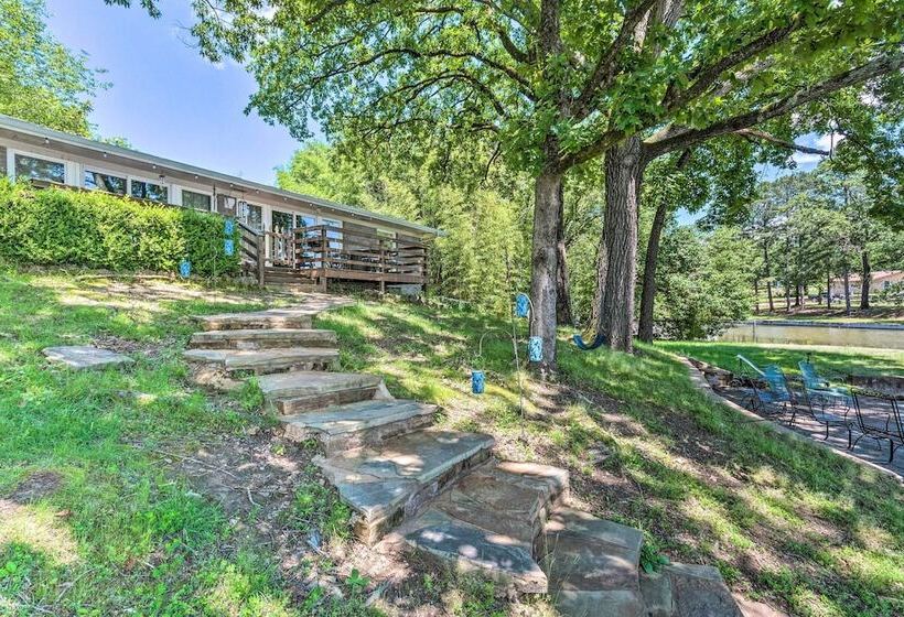Updated Deck & Dock: Lakefront Home In Hot Springs